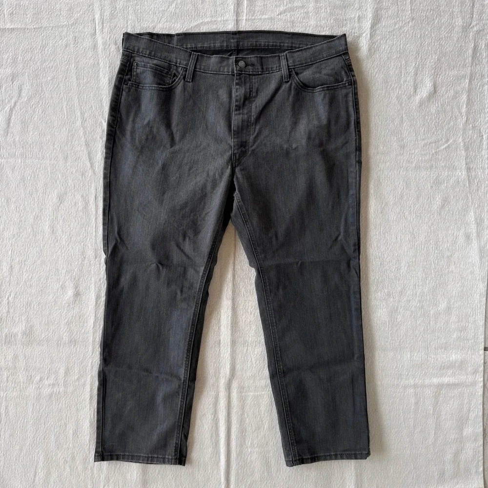 Levi's 511 Slim Fit Gray Jeans Stretch Denim Mens Size‎ 42x30